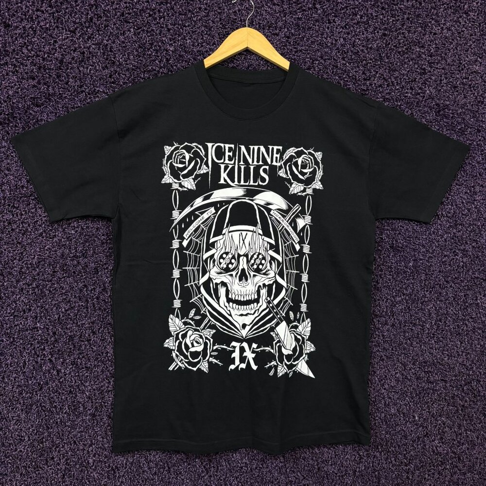 Ice Nine Kills IX Welcome to Horrorwood Metalcore T-Shirt L